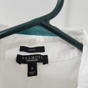 Talbots White Blouse